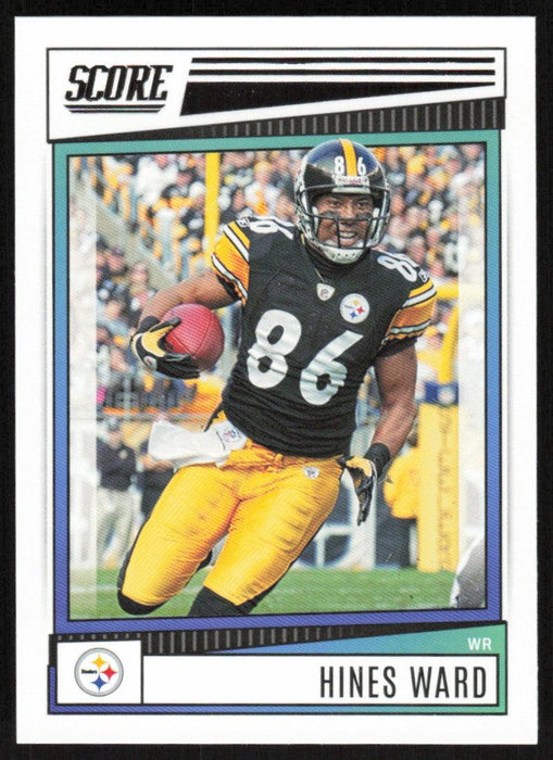 Hines Ward 2022 Panini Score Football # 218 Base Pittsburgh Steelers - Collectible Craze America