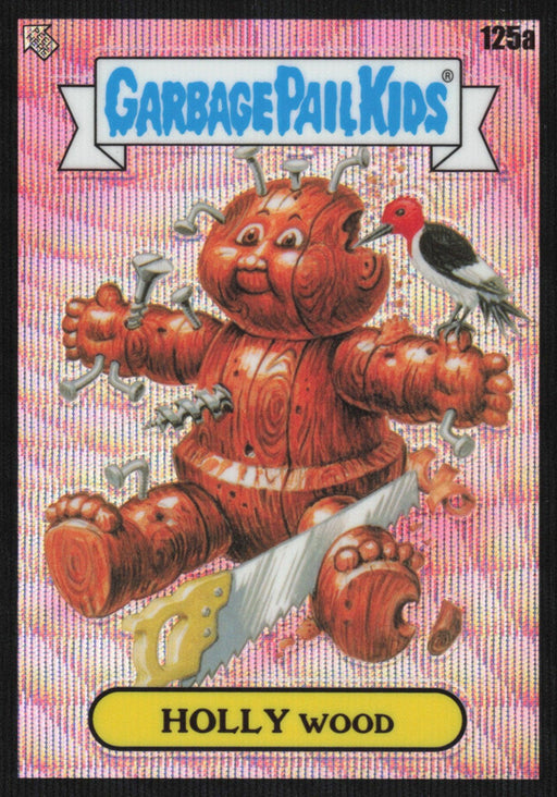 HOLLY Wood 2021 Topps Chrome Garbage Pail Kids Original Series 4 # 125A Black Wave Refractor 40/99 - Collectible Craze America