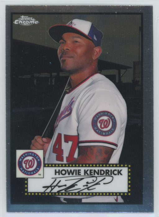 Howie Kendrick 2021 Topps Chrome Platinum Anniversary # 351 Washington Nationals - Collectible Craze America