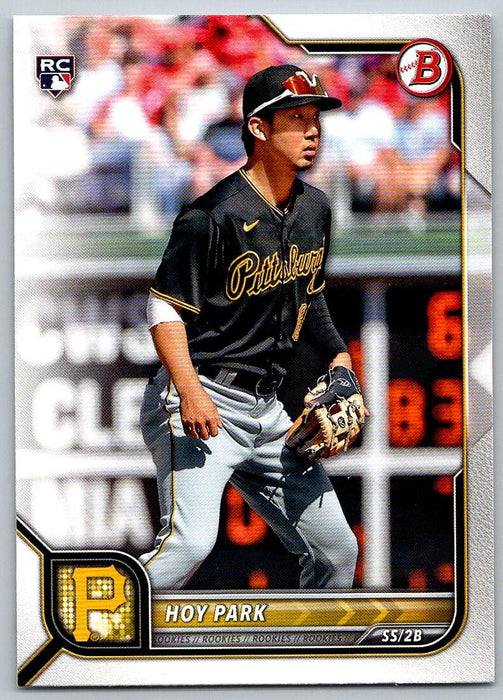 Hoy Park 2022 Bowman # 96 RC Pittsburgh Pirates - Collectible Craze America