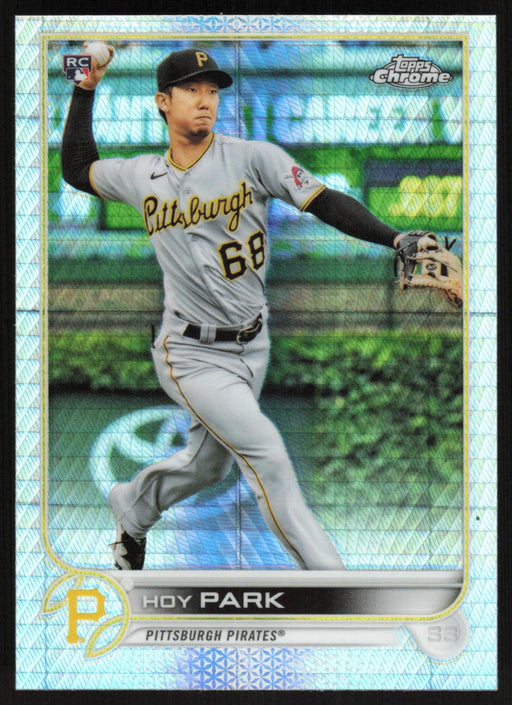 Hoy Park 2022 Topps Chrome Baseball # 32 RC Prism Refractor Pittsburgh Pirates - Collectible Craze America