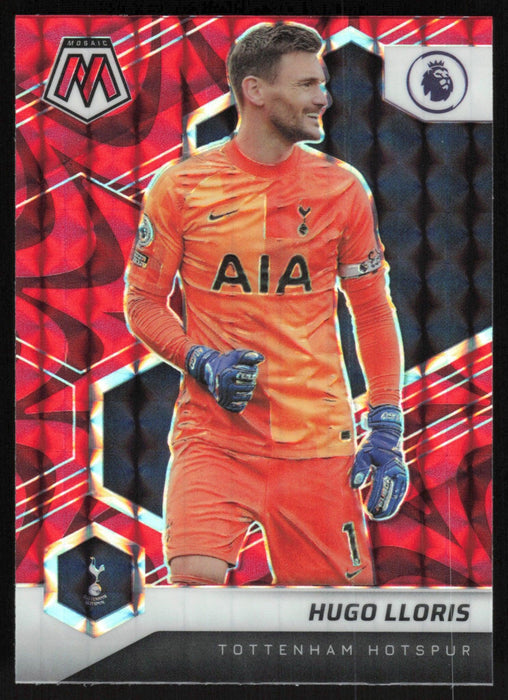 Hugo Lloris 2021 Panini Mosaic Premier League # 105 Reactive Red Tottenham Hotspur - Collectible Craze America