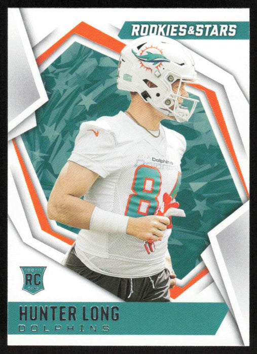 Hunter Long 2021 Panini Rookies & Stars # 165 RC Miami Dolphins Base - Collectible Craze America