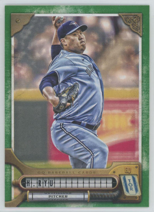 Hyun-Jin Ryu 2022 Topps Gypsy Queen # 78 Green Border Toronto Blue Jays - Collectible Craze America