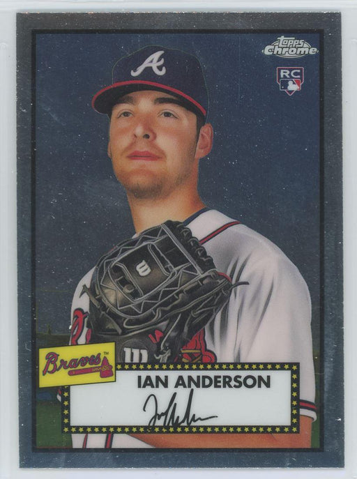 Ian Anderson 2021 Topps Chrome Platinum Anniversary # 11 RC Atlanta Braves - Collectible Craze America