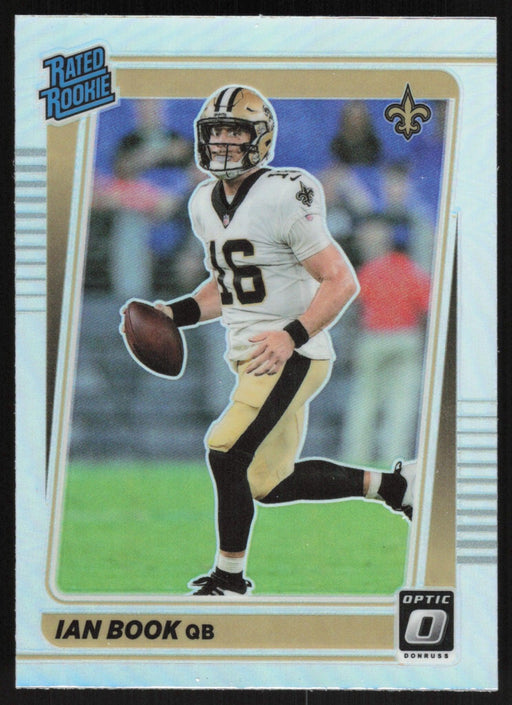 Ian Book 2021 Donruss Optic Rated Rookie # 227 RC Silver Prizm New Orleans Saints - Collectible Craze America