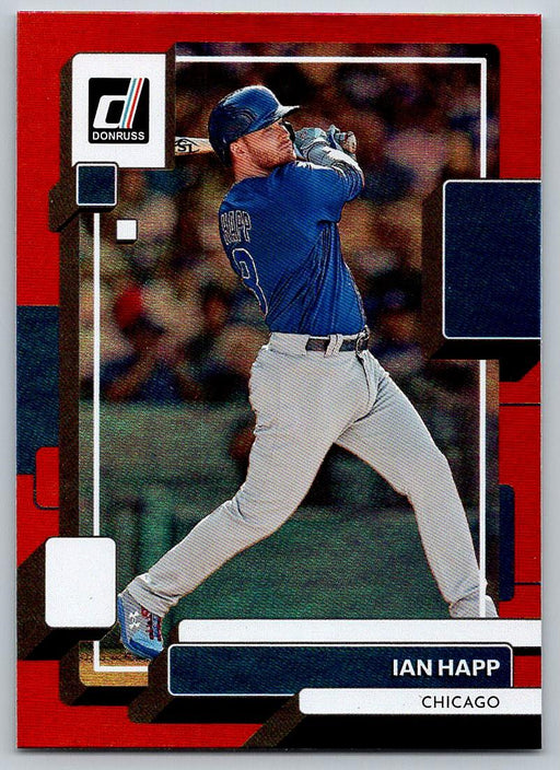 Ian Happ 2022 Donruss Baseball # 127 Holo Red Chicago Cubs - Collectible Craze America