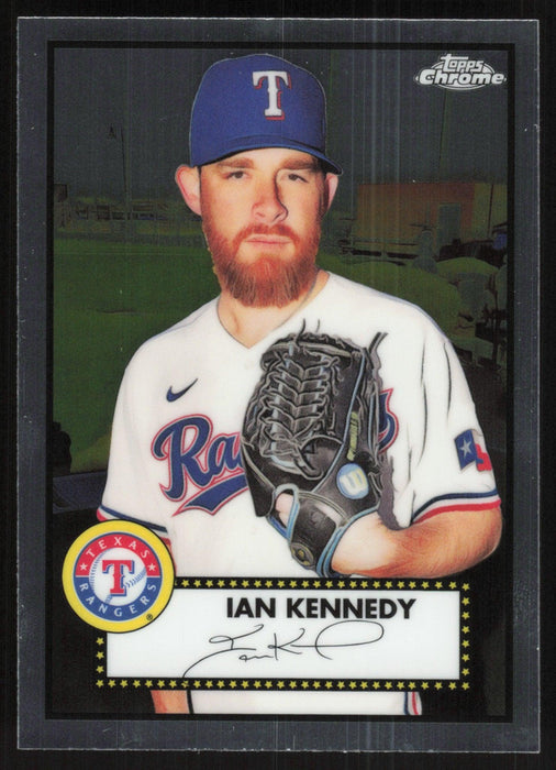 Ian Kennedy 2021 Topps Chrome Platinum Anniversary # 453 Texas Rangers - Collectible Craze America