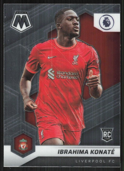 Ibrahima Konate 2021 Panini Mosaic Premier League # 174 RC Liverpool FC Base - Collectible Craze America