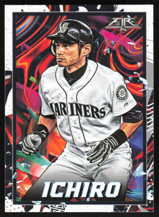 Ichiro 2022 Topps Fire Baseball # 155 Seattle Mariners Base - Collectible Craze America