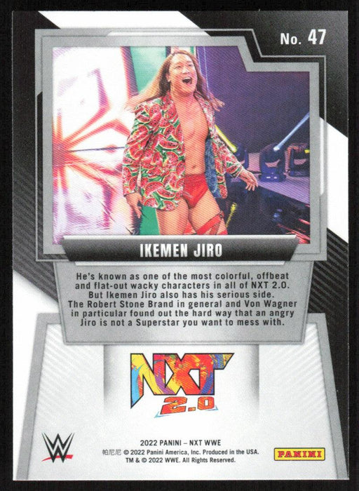 Ikemen Jiro 2022 Panini NXT WWE # 47 RC Base NXT 2.0 - Collectible Craze America