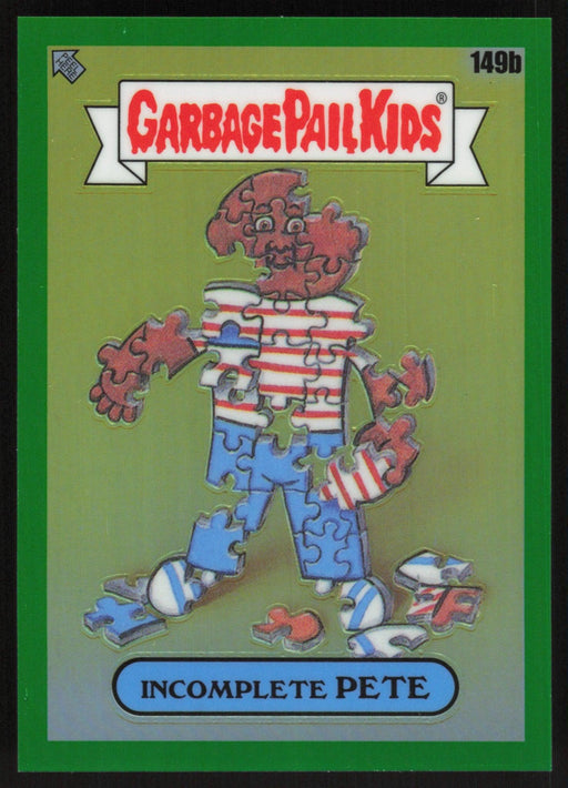 Incomplete PETE 2021 Topps Chrome Garbage Pail Kids Original Series 4 # 149B Green Refractor 65/299 - Collectible Craze America