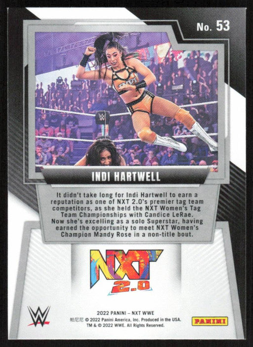 Indi Hartwell 2022 Panini NXT WWE # 53 Base NXT 2.0 - Collectible Craze America