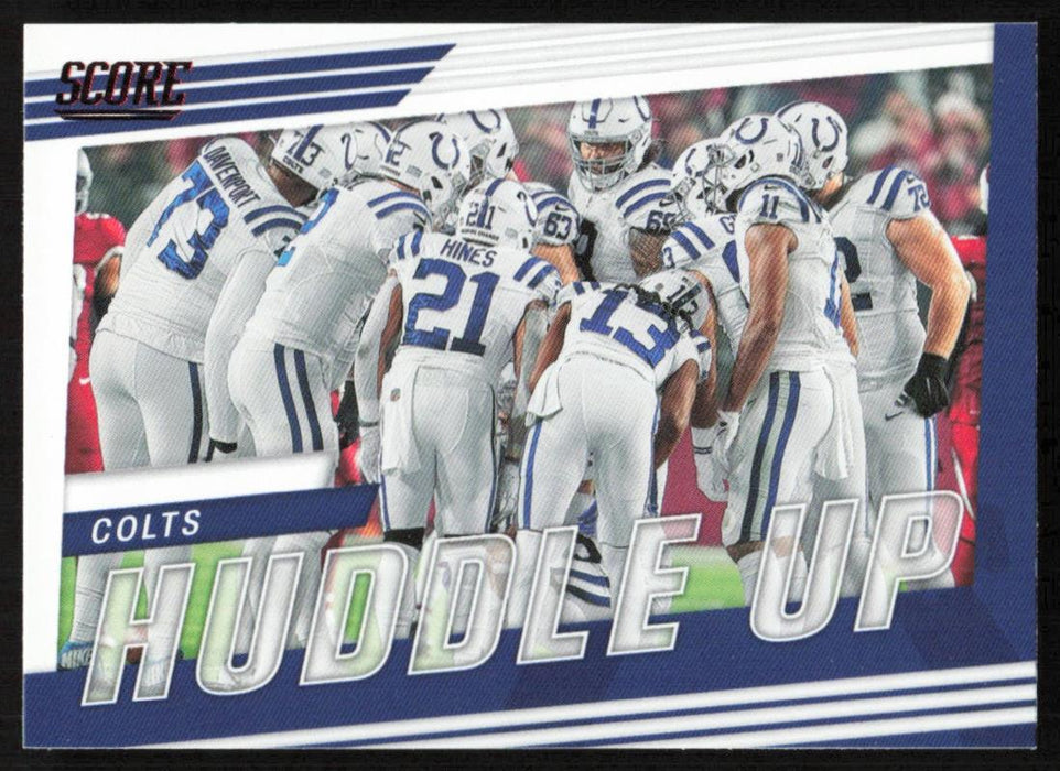 Indianapolis Colts 2022 Panini Score Football # HU-IND Red Huddle Up Indianapolis Colts - Collectible Craze America