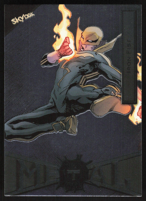 Iron Fist 2021 Upper Deck Skybox Spider-Man Marvel Metal Universe # 35 Base - Collectible Craze America