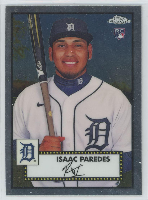 Isaac Paredes 2021 Topps Chrome Platinum Anniversary # 40 RC Detroit Tigers - Collectible Craze America