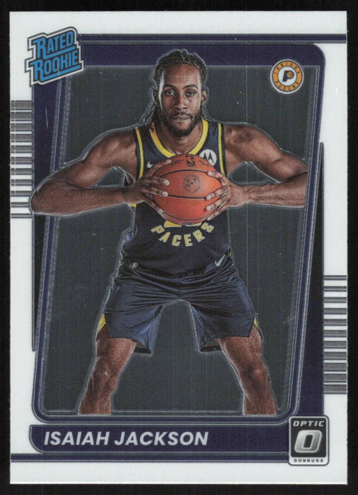 Isaiah Jackson 2021 Panini Donruss Optic Rated Rookie # 167 RC Indiana Pacers - Collectible Craze America