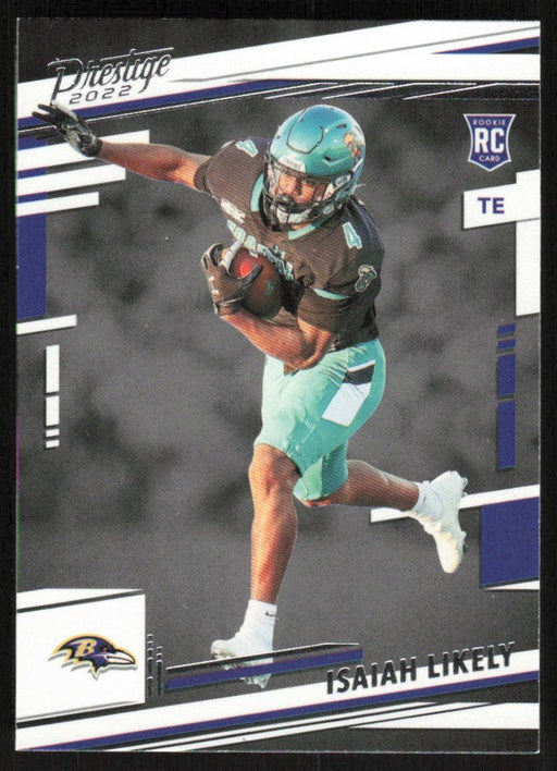 Isaiah Likely 2022 Panini Prestige # 340 RC Baltimore Ravens - Collectible Craze America