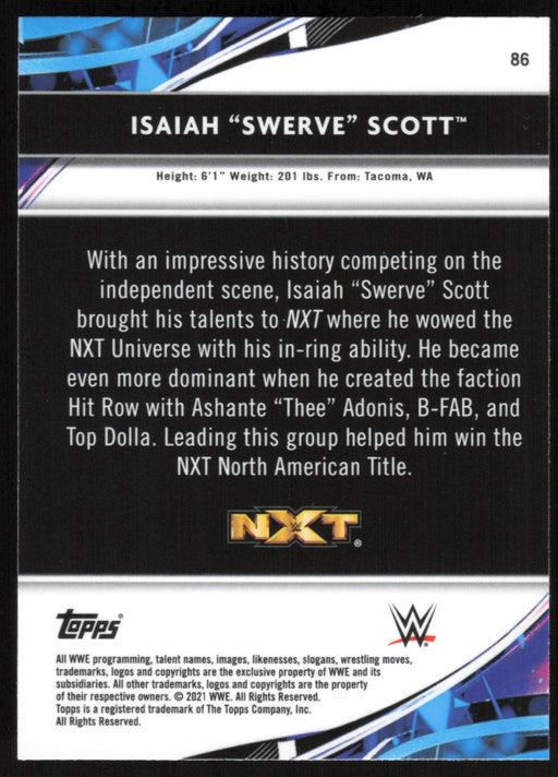 Isaiah "Swerve" Scott 2021 Topps Finest WWE # 86 - Collectible Craze America