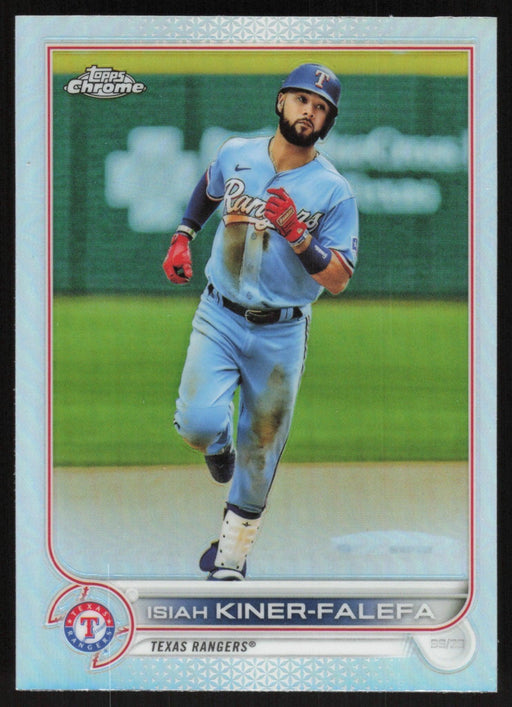 Isiah Kiner-Falefa 2022 Topps Chrome # 192 Refractor Texas Rangers - Collectible Craze America