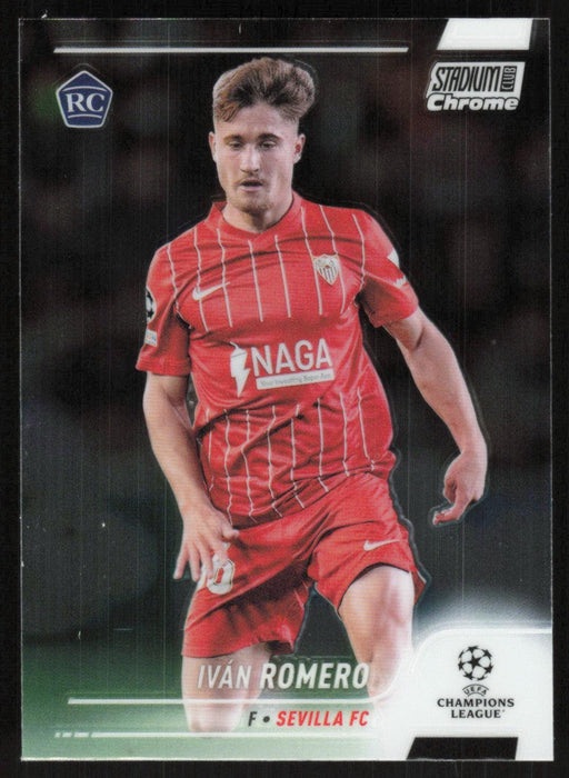 Ivan Romero 2021 Topps Stadium Club Chrome UEFA Champions League # 76 RC Sevilla FC Base - Collectible Craze America