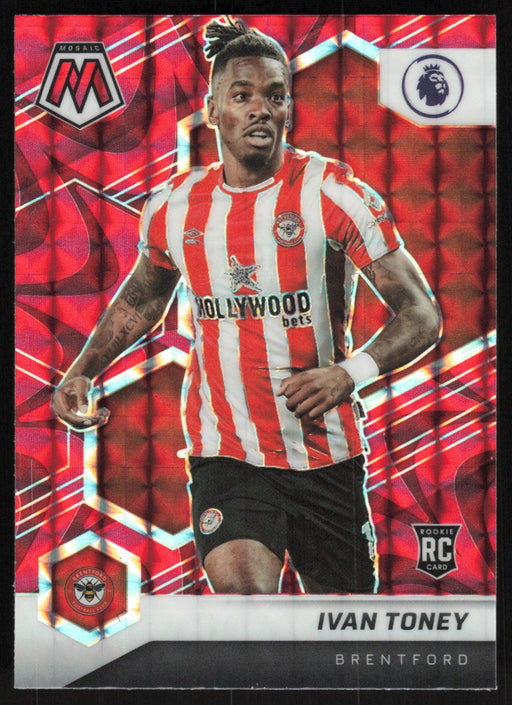 Ivan Toney 2021 Panini Mosaic Premier League # 74 RC Reactive Red Brentford - Collectible Craze America