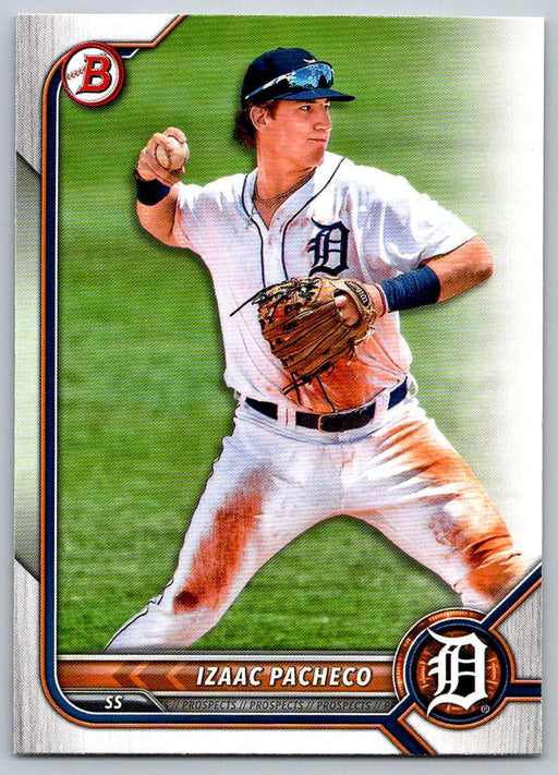 Izaac Pacheco 2022 Bowman Prospects # BP-106 Detroit Tigers - Collectible Craze America