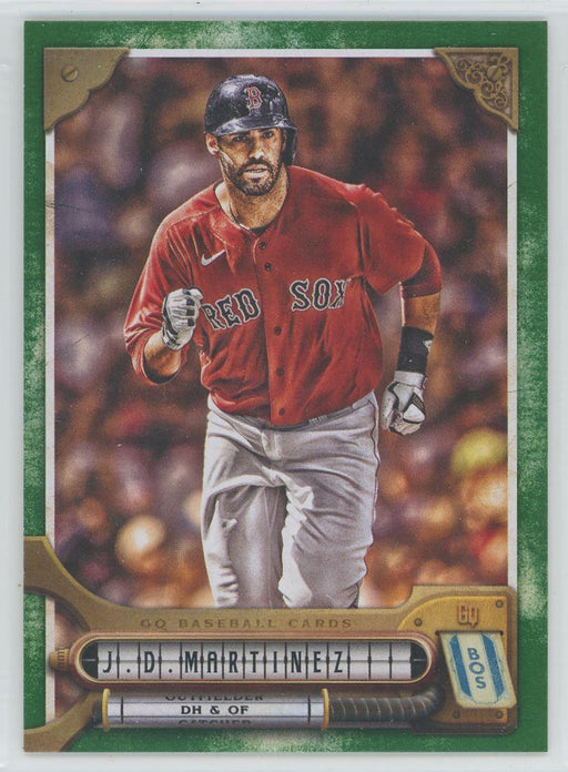 J.D. Martinez 2022 Topps Gypsy Queen # 15 Green Border Boston Red Sox - Collectible Craze America