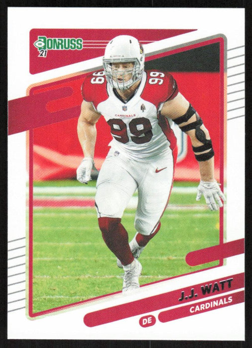 J.J. Watt 2021 Donruss Football # 164 Arizona Cardinals Base - Collectible Craze America