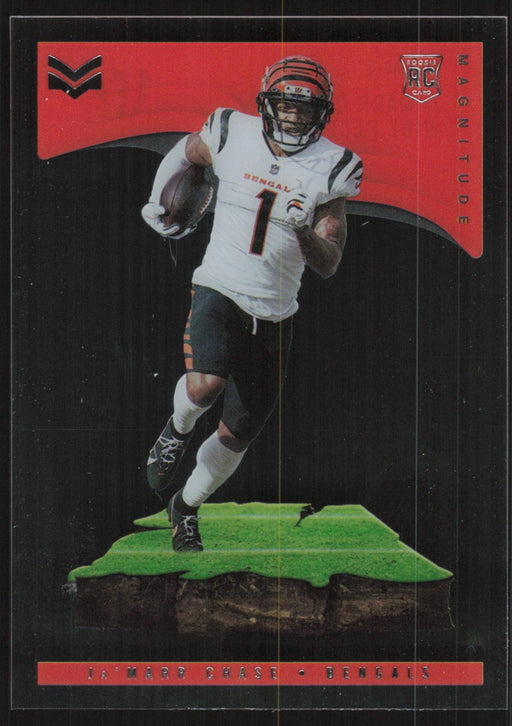 Ja'Marr Chase 2021 Panini Chronicles Magnitude # MAG-05 RC Cincinnati Bengals - Collectible Craze America