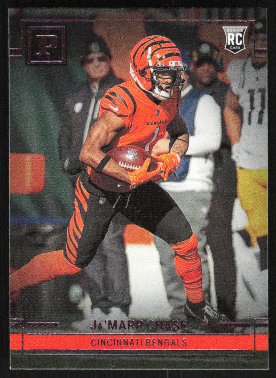 Ja'Marr Chase 2021 Panini Chronicles Panini # PA-24 RC Pink Cincinnati —  Collectible Craze America