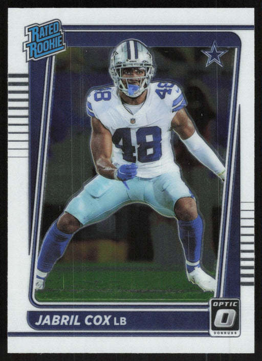 Jabril Cox 2021 Donruss Optic Rated Rooke # 286 RC Dallas Cowboys Base - Collectible Craze America