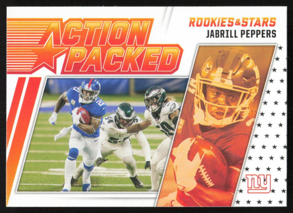 Jabrill Peppers 2021 Panini Rookie & Stars # AP-21 Action Packed New York Giants - Collectible Craze America