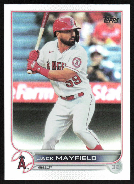 Jack Mayfield 2022 Topps Series 2 # 614 Rainbow Foil Los Angeles Angels - Collectible Craze America