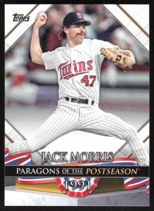 Jack Morris 2022 Topps Update Paragons of the Postseason # PP-25 Minnesota Twins - Collectible Craze America