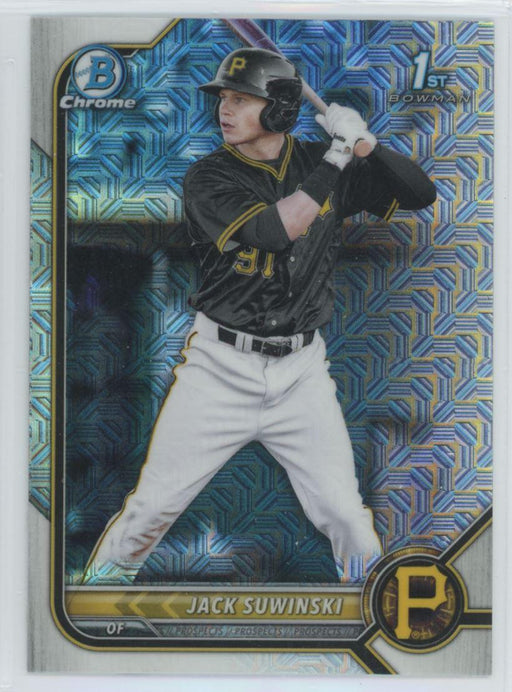 Jack Suwinski 2022 Bowman Chrome Prospects # BCP-84 Mojo Refrctor Pittsburgh Pirates - Collectible Craze America