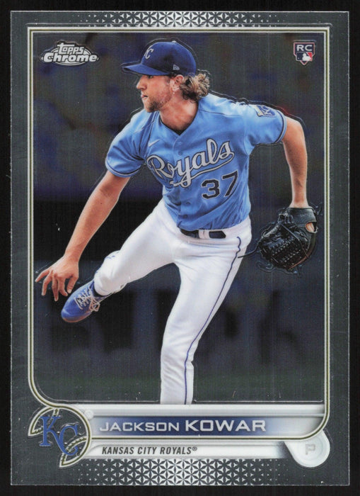 Jackson Kowar 2022 Topps Chrome Baseball # 188 RC Kansas City Royals Base - Collectible Craze America