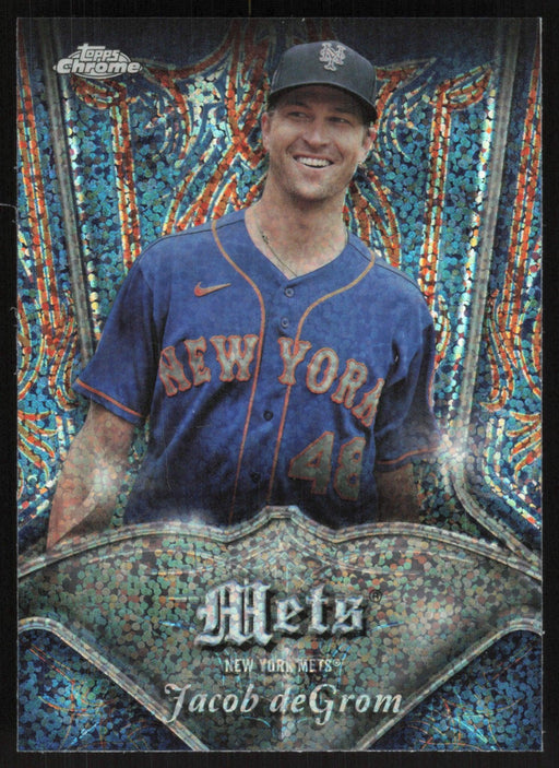 Jacob Degrom 2022 Topps Chrome # P-23 Pinstriped New York Mets - Collectible Craze America