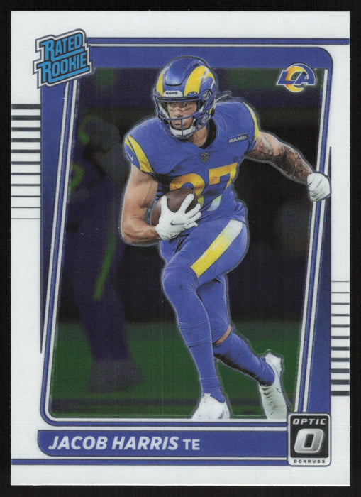 Jacob Harris 2021 Donruss Optic Rated Rooke # 238 RC Los Angeles Rams Base - Collectible Craze America