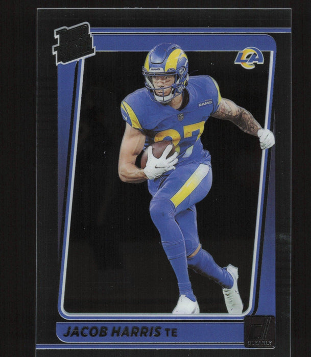 Jacob Harris 2021 Panini Clearly Donruss Rated Rookie # 90 RC Los Angeles Rams - Collectible Craze America