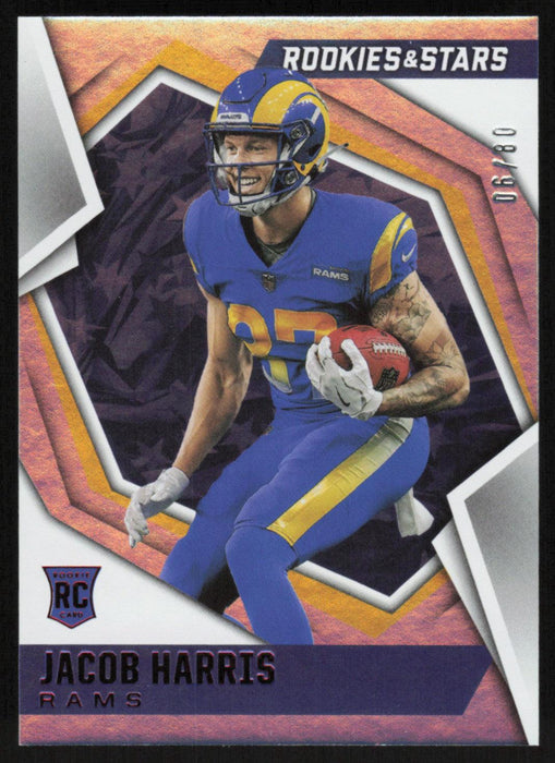 Jacob Harris 2021 Panini Rookie & Stars # 138 RC Longevity 6/80 Los Angeles Rams - Collectible Craze America