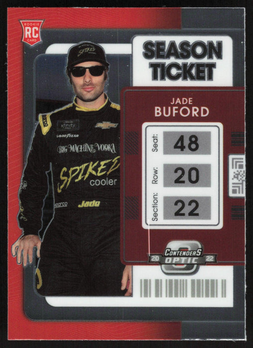 Jade Buford 2022 Panini Chronicles Racing Contenders Optic # 18 RC - Collectible Craze America