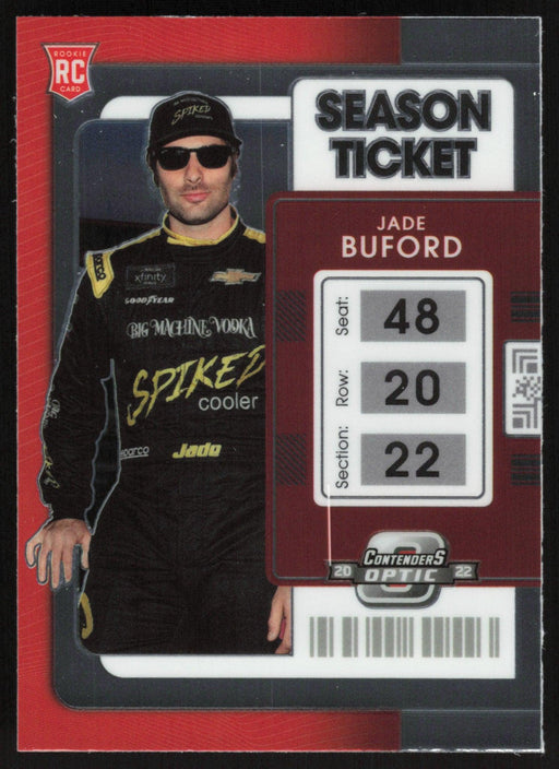 Jade Buford 2022 Panini Chronicles Racing Contenders Optic # 18 RC - Collectible Craze America
