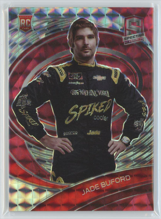 Jade Buford 2022 Panini Chronicles Racing Spectra # 43 Interstellar Red Prizm 26/49 RC - Collectible Craze America