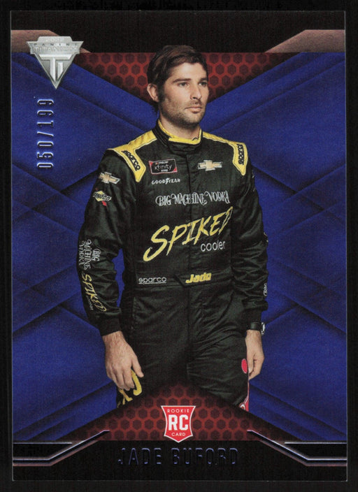 Jade Buford 2022 Panini Chronicles Racing Titanium # 18 RC Blue 50/199 - Collectible Craze America
