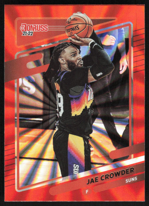Jae Crowder 2021 Donruss # 98 Orange Holo Laser Phoenix Suns - Collectible Craze America