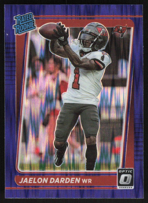 Jaelon Darden 2021 Donruss Optic Rated Rookie # 234 RC Purple Shock Tampa Bay Buccaneers - Collectible Craze America