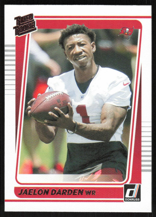 Jaelon Darden 2021 Donruss Rated Rookie # 288 RC Portrait Tampa Bay Buccaneers - Collectible Craze America