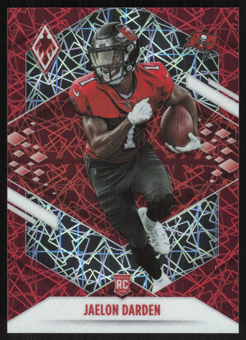 Jaelon Darden 2021 Panini Phoenix Football # 135 RC Red Lazer 126/285 Tampa Bay Buccaneers - Collectible Craze America