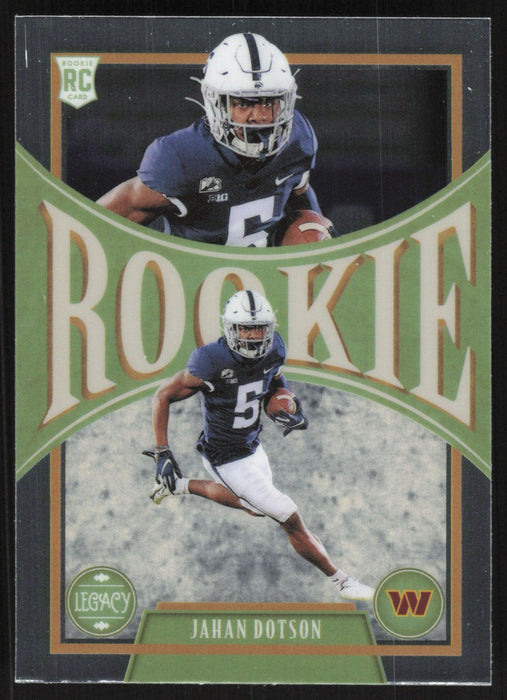 Jahan Dotson 2022 Panini Legacy # 153 RC Premium Edition Washington Commanders - Collectible Craze America